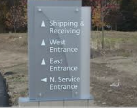 Wayfinding signs for public spaces