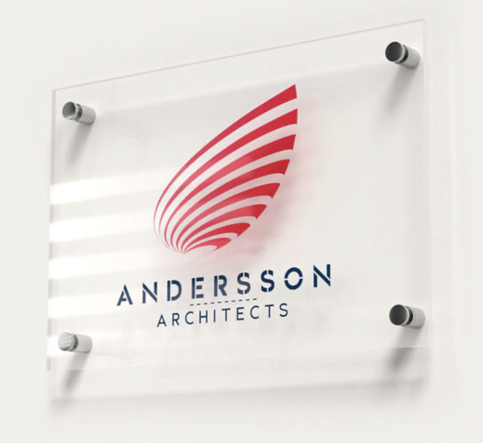 Sophisticated acrylic signs for indoor displays