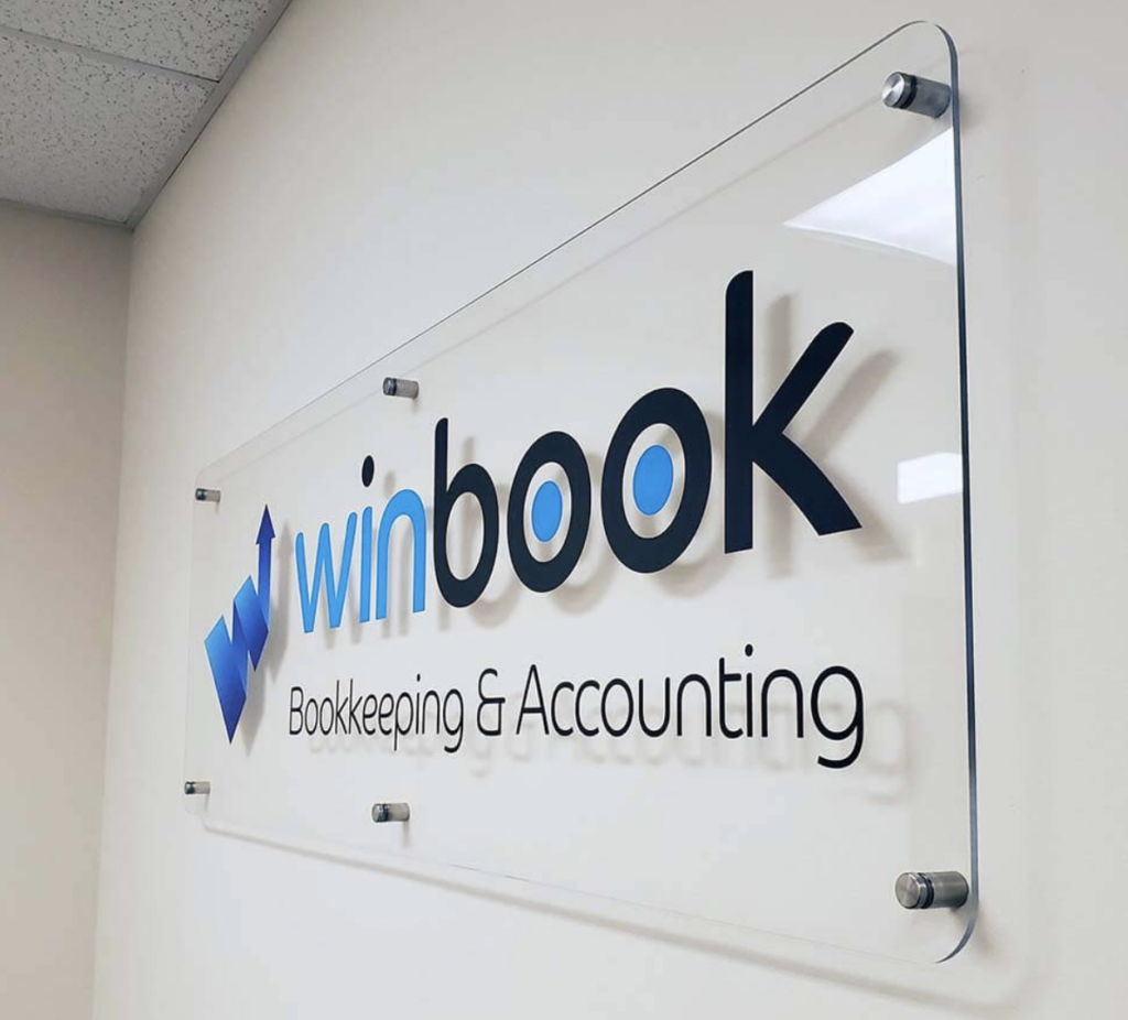 Indoor acrylic signs for elegant branding